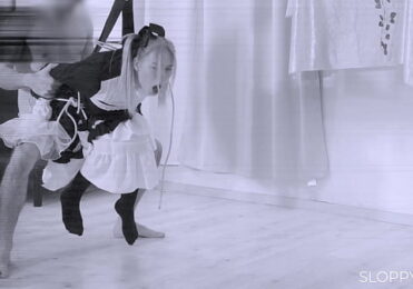 CCTV: Blonde Teen Fucked on Swing * SUSPENSION BONDAGE Shibari BDSM