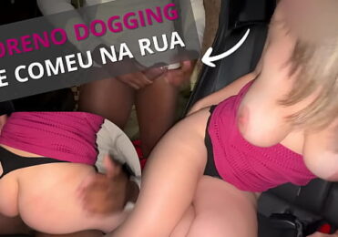 Dogging Night: NandaNua Used in the Street by a BBC Stranger While My Cuck Watched / Usada na Rua por um Negão Desconhecido na Frente do Corno