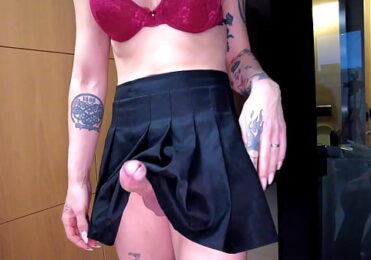 Dominant Trans with big dick fucks trans