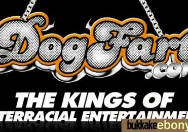 Ebony in a huge bukkake 7