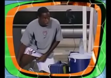 Jugador Meando en el Campo