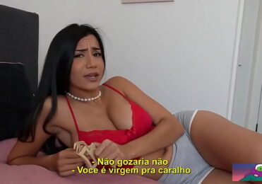Meia irmã desafia o meio irmão a gozar – Legendado PT-BR (Se voce tiver algum vídeo específico ou alguma atriz que voce queira ver legendado, deixe nos comentários)