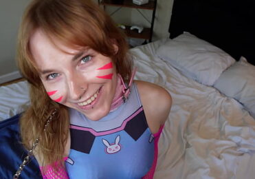 New Trans Starlet Zaira Gets Creampied in Dva Cosplay in First Ever Sextape